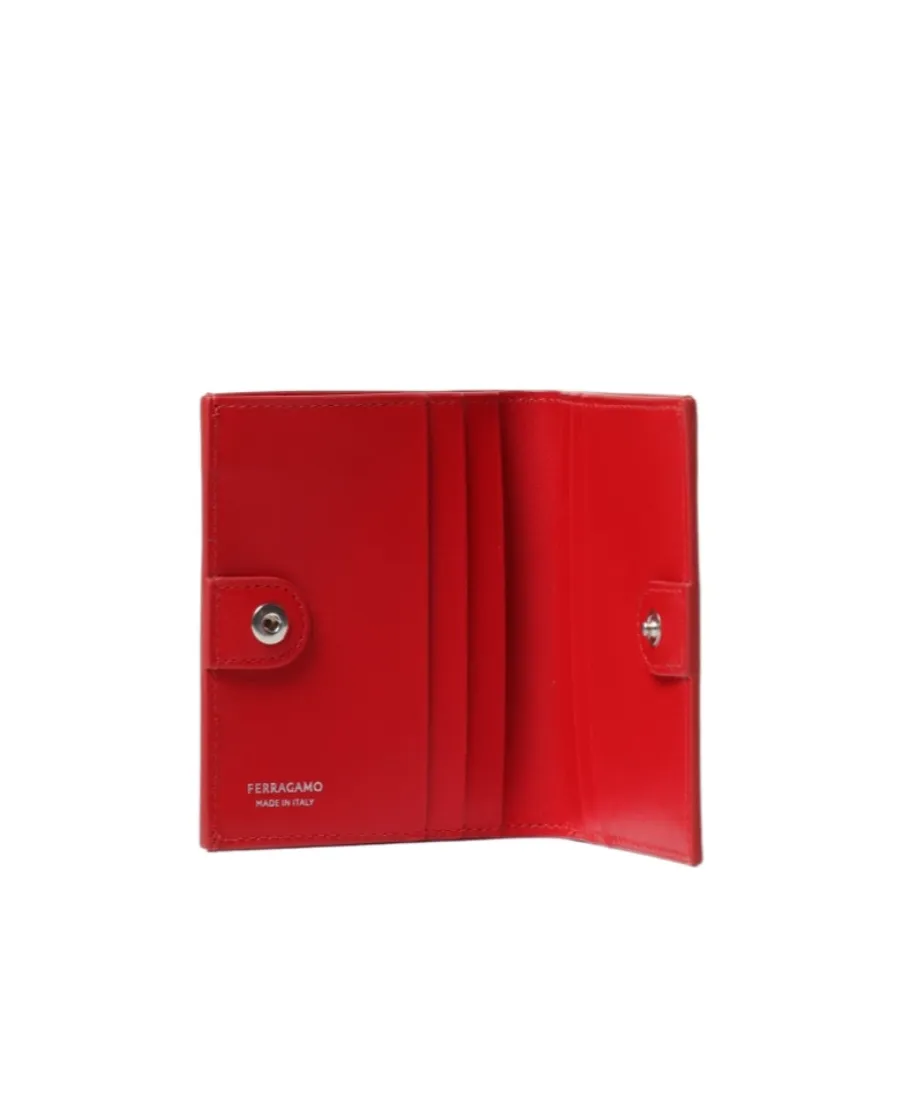 Horsebit Buckle Flip Wallet