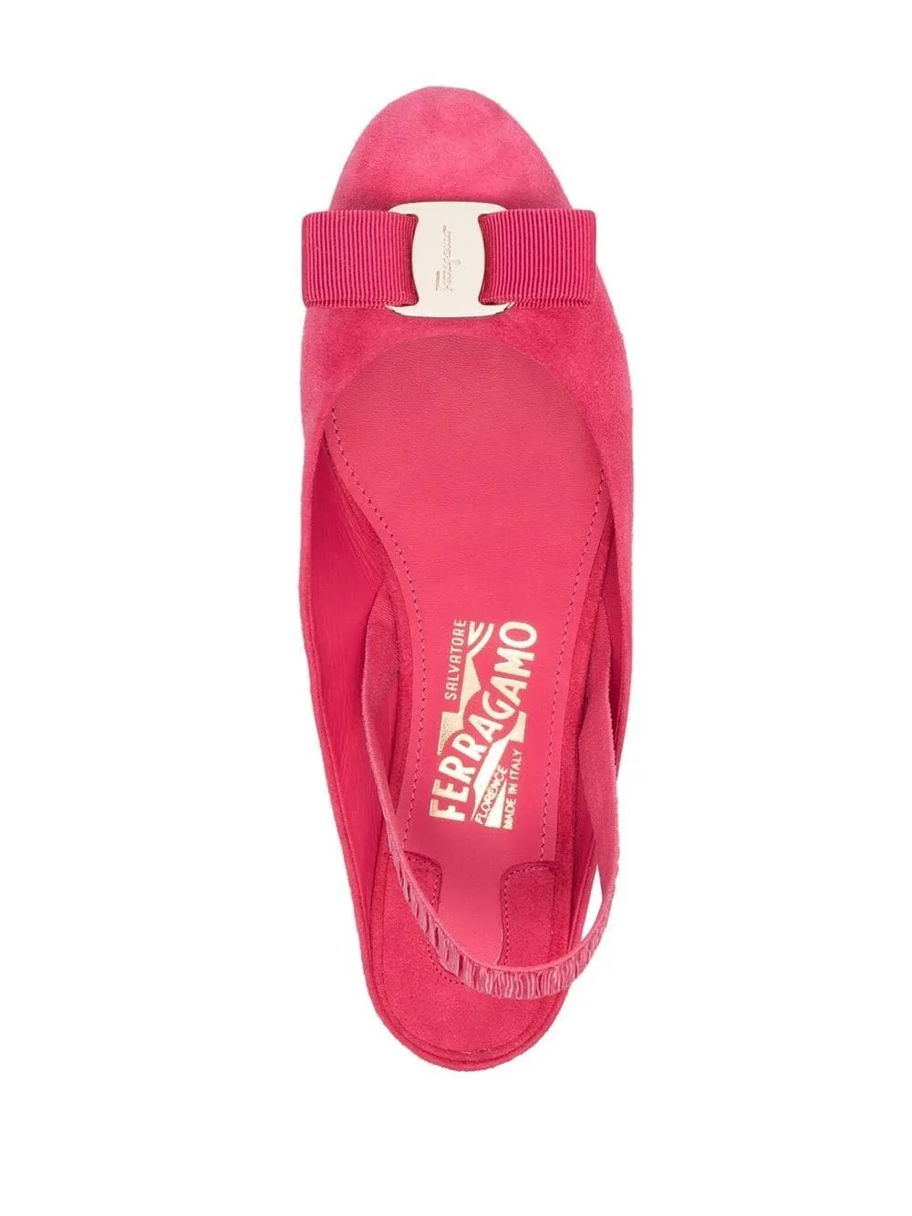 Bow-Detailed Slip-On Flat Shoes