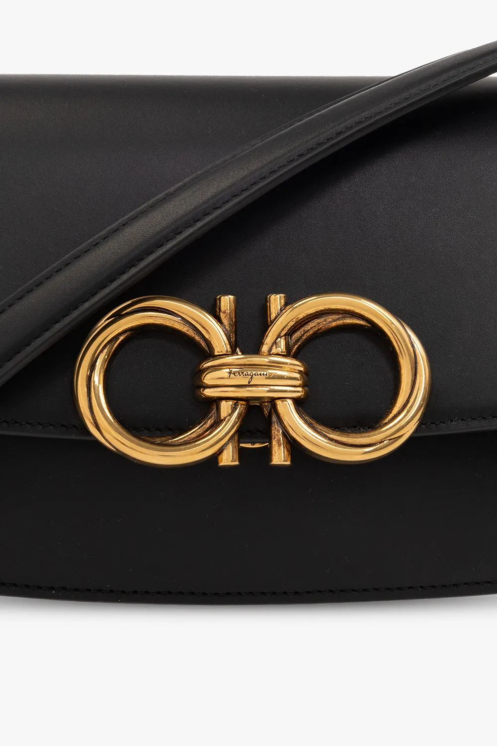 Trapezio Logo Plaque Small Crossbody Bag