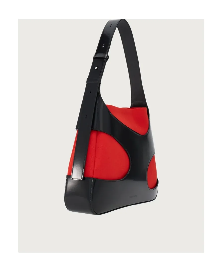 Hollowed-Out Detail Shoulder Bag