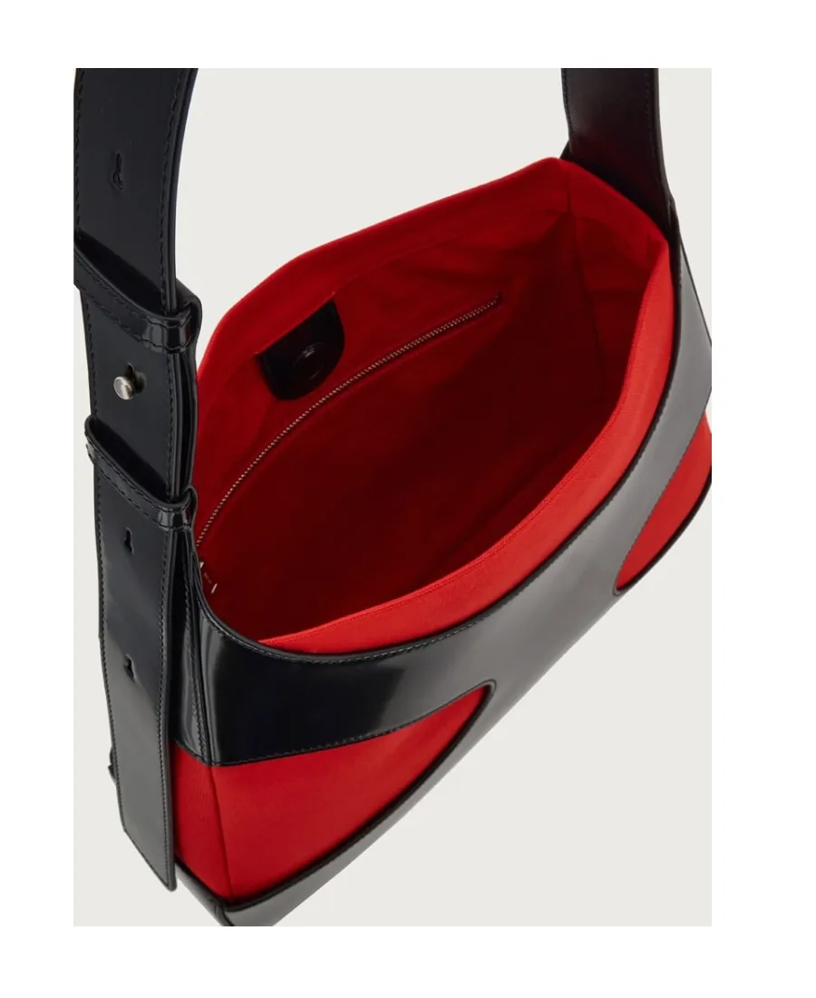 Hollowed-Out Detail Shoulder Bag