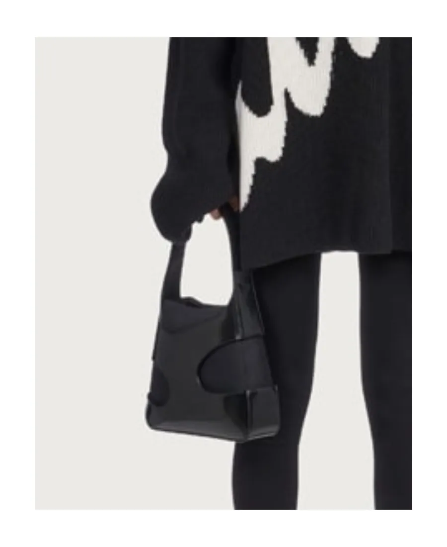 Cut-Out Mini Shoulder Bag