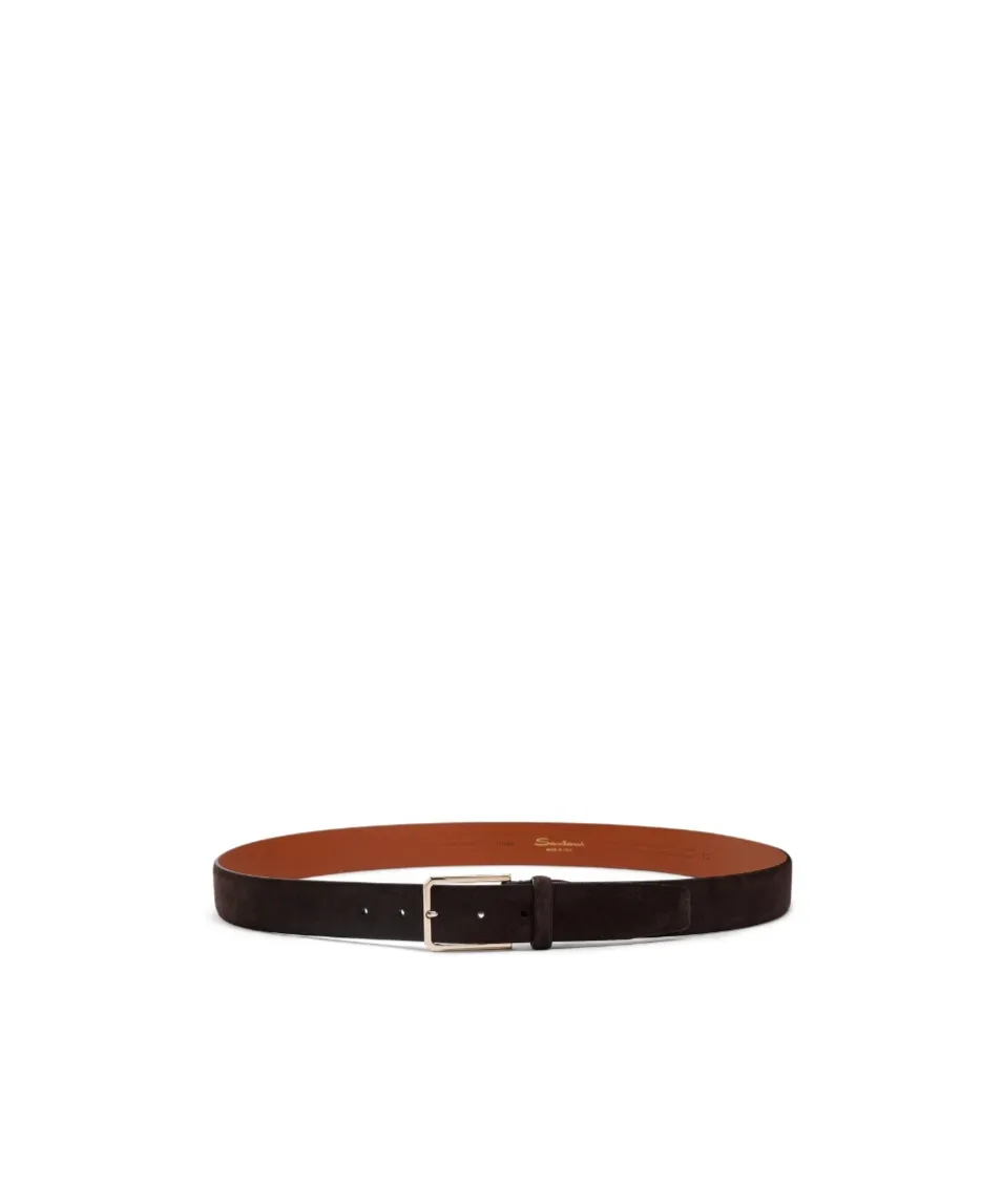 Adjustable Suede Belt
