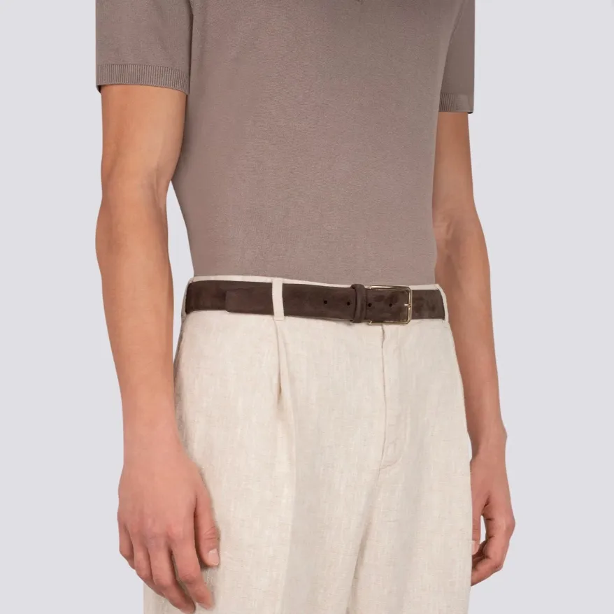 Adjustable Suede Belt