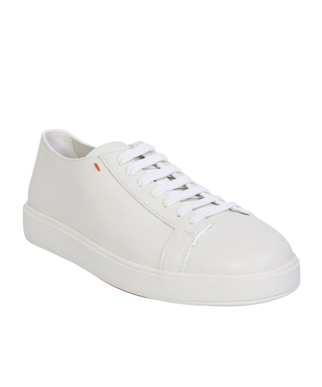 Round-Toe Lace-Up Sneakers