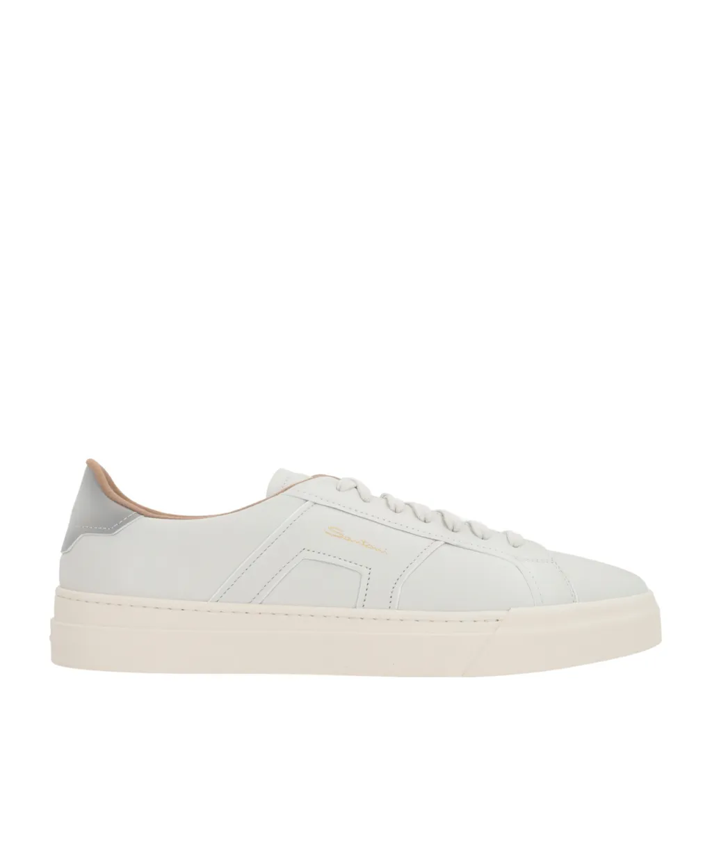 Round-Toe Lace-Up Sneakers