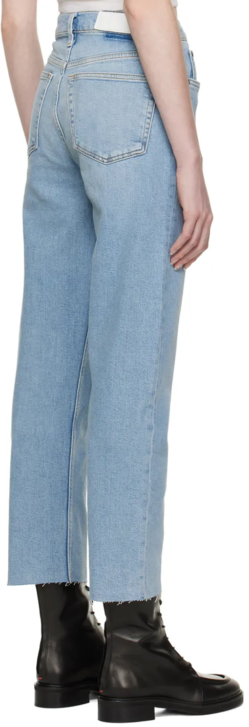 Straight Leg Cropped Jeans