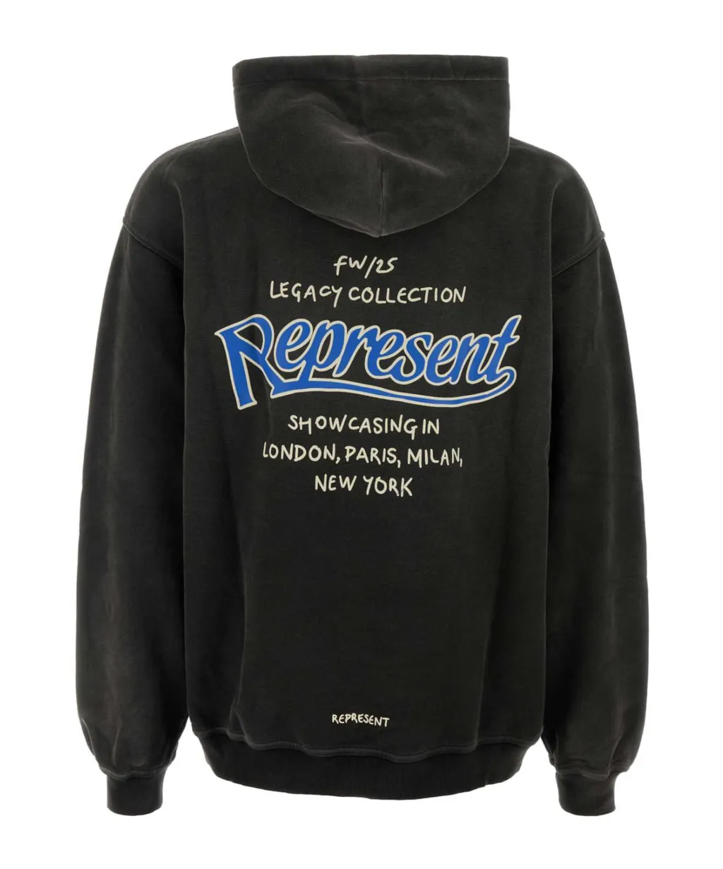 Showcasing Long Sleeved Hoodie