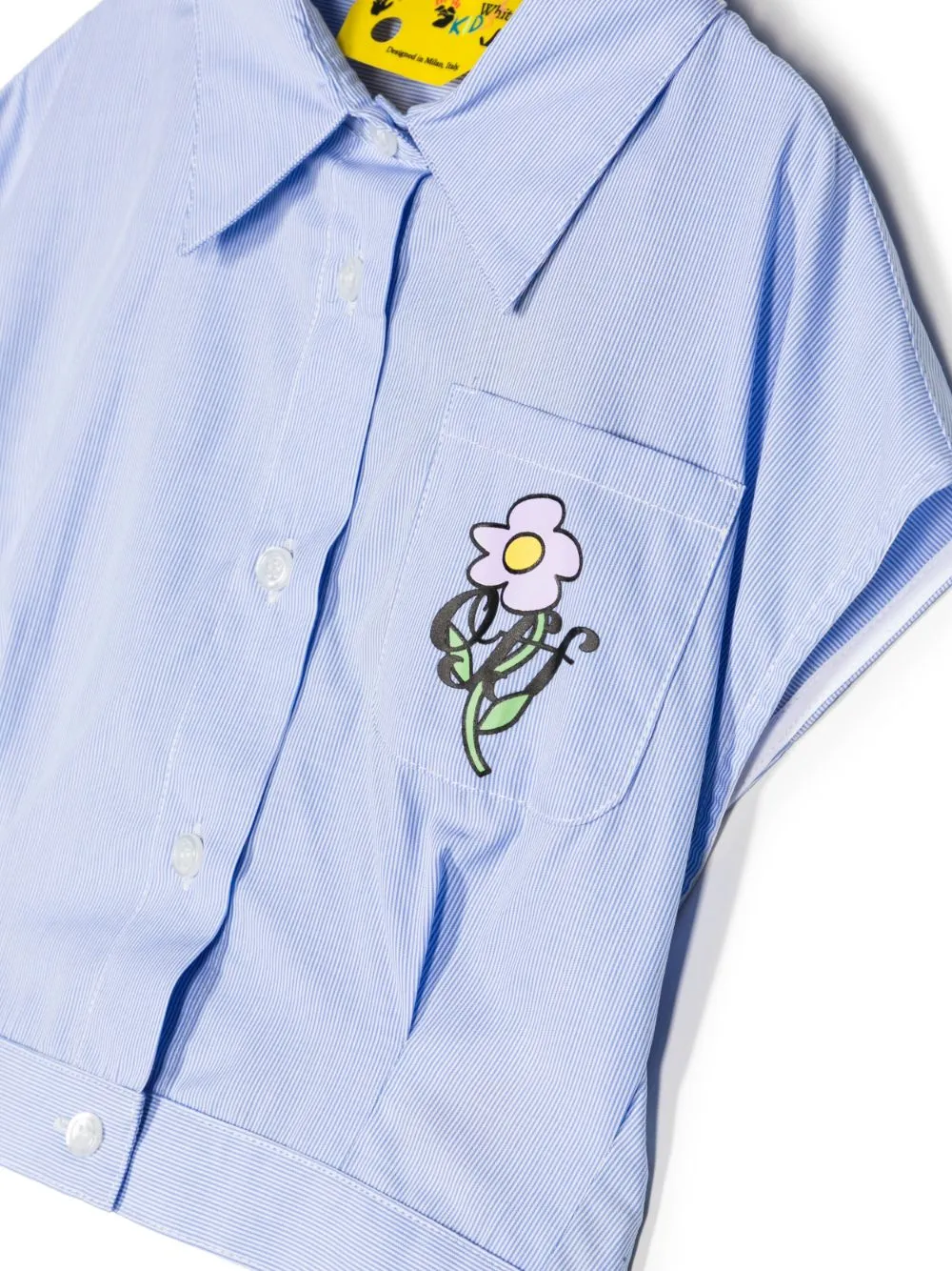 Striped Embroidered Shirt