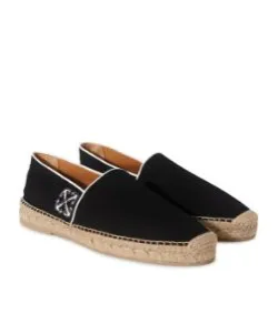 Anglette Arrow-Embroidered Slip-On Espadrilles