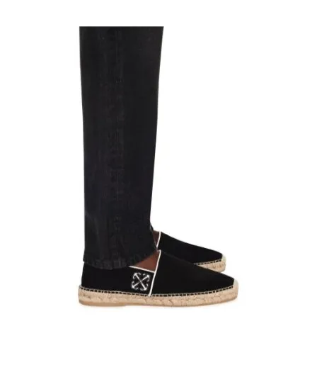 Anglette Arrow-Embroidered Slip-On Espadrilles