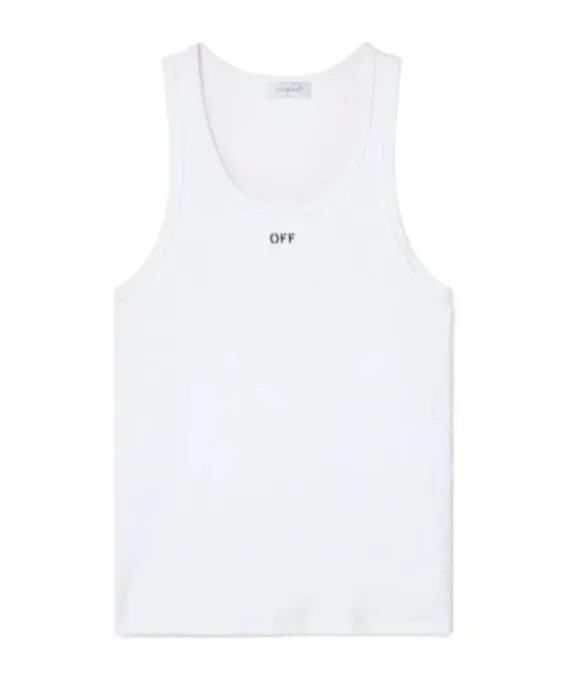 Logo Detailed Sleeveless Top