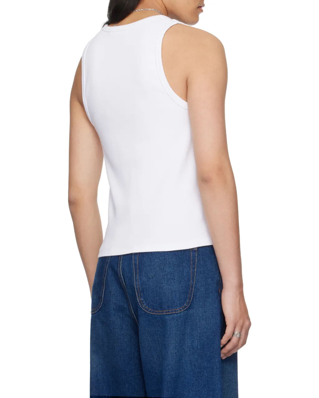 Logo Detailed Sleeveless Top