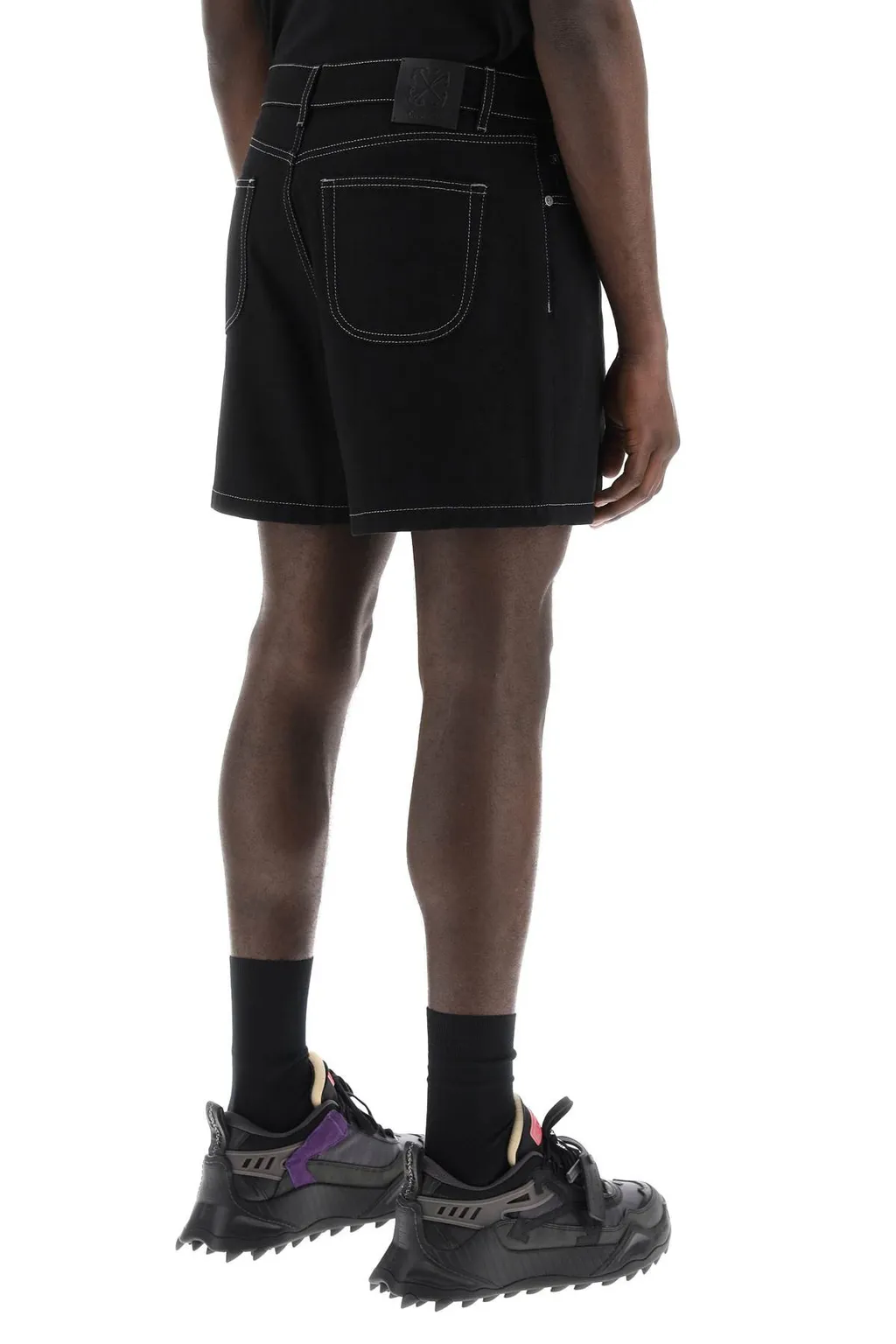 90's Logo Denim Shorts