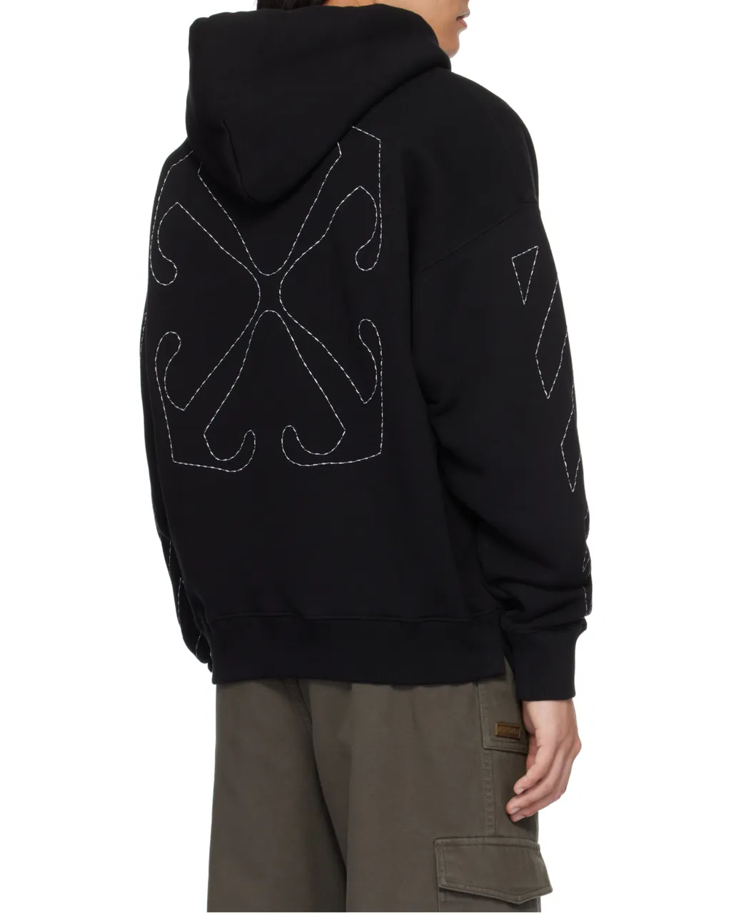 Logo Printed Drawstring Hoodie