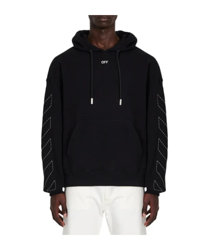 Logo Printed Drawstring Hoodie
