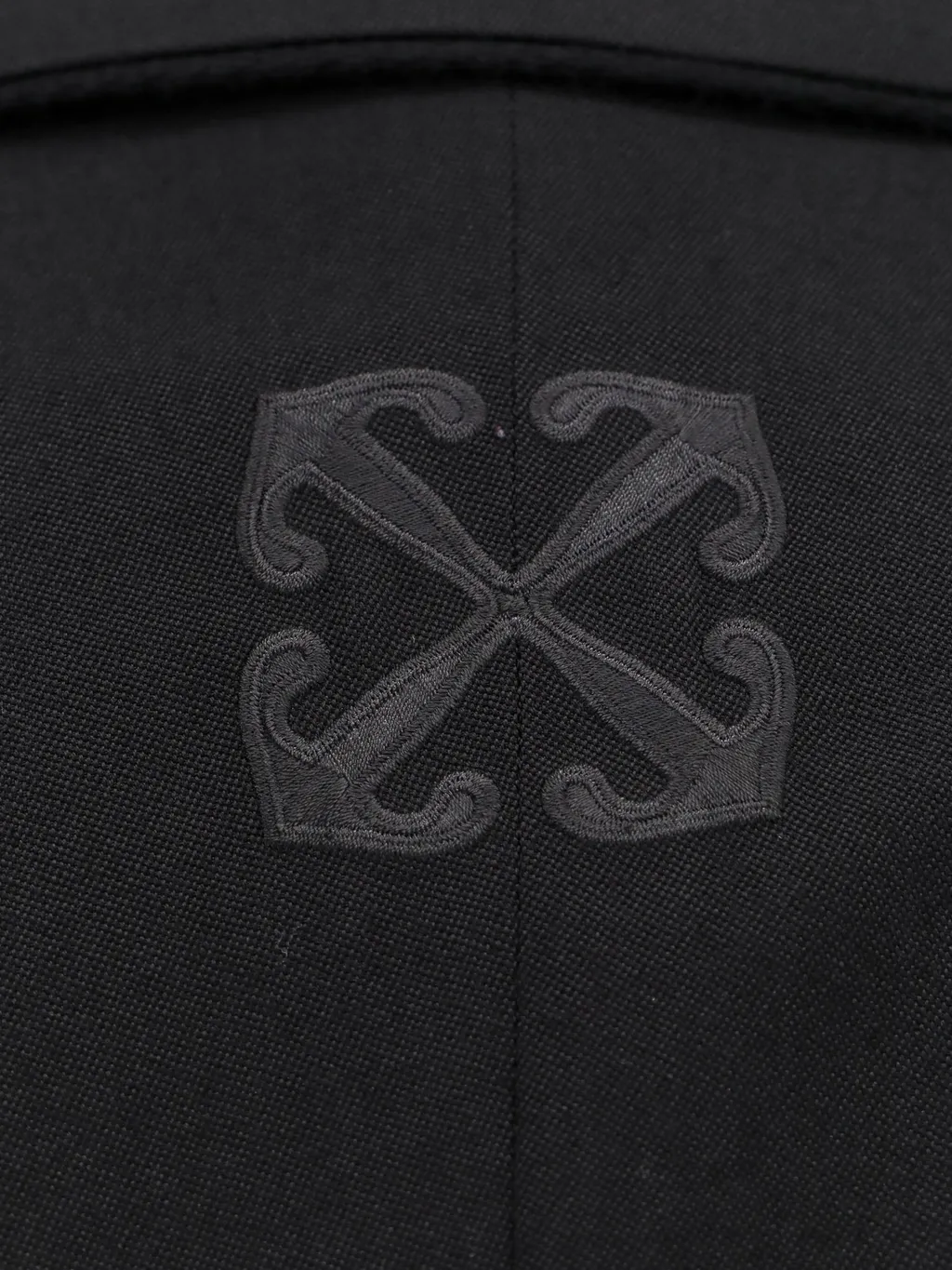 Logo Embroidered Single-Breasted Blazer