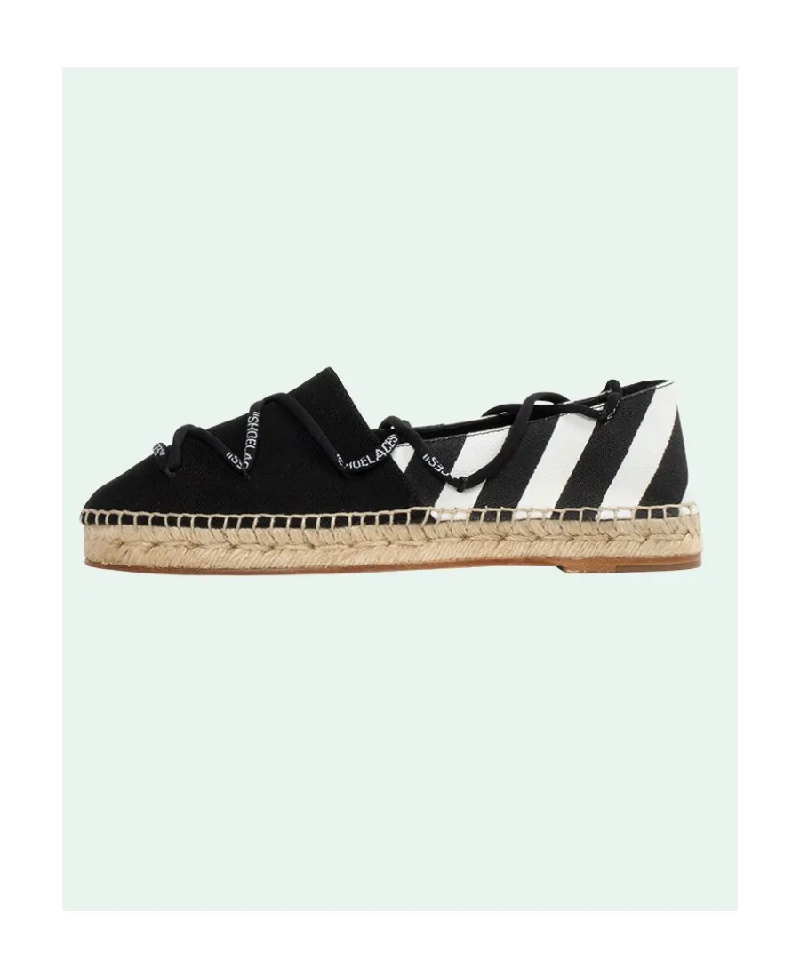 Diag Lace-Up Espadrilles