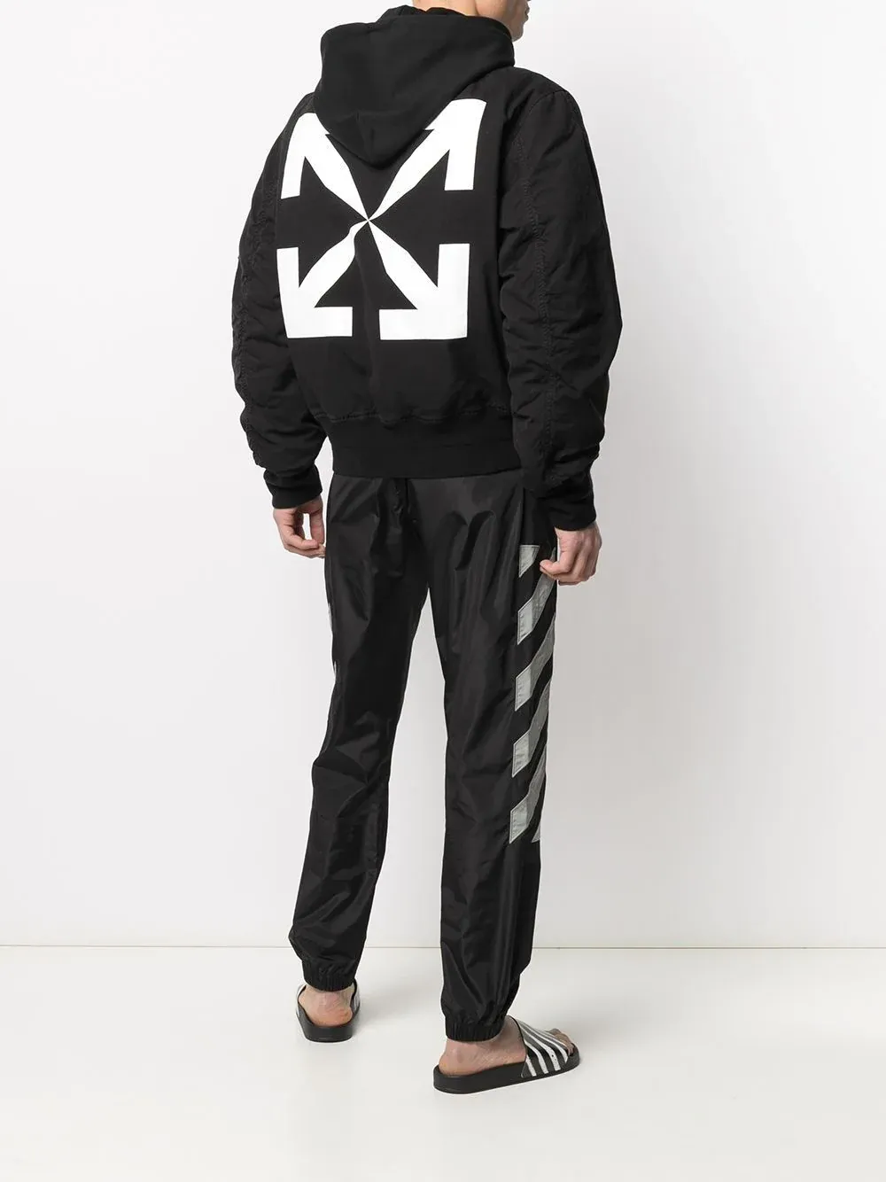Logo-Print Cotton Bomber Jacket