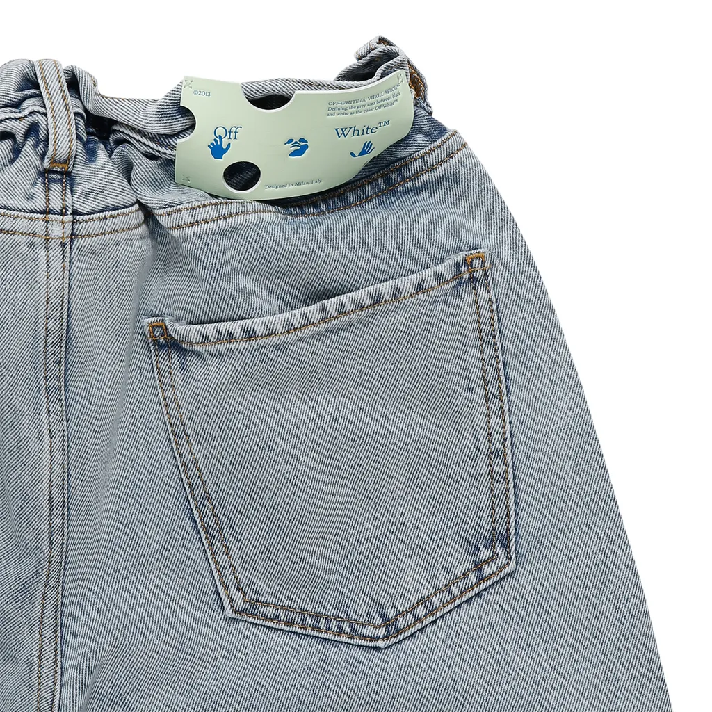 Belted Slim-Fit Jeans