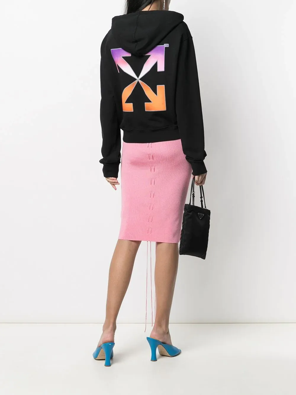 Cropped Arrows Hoodie