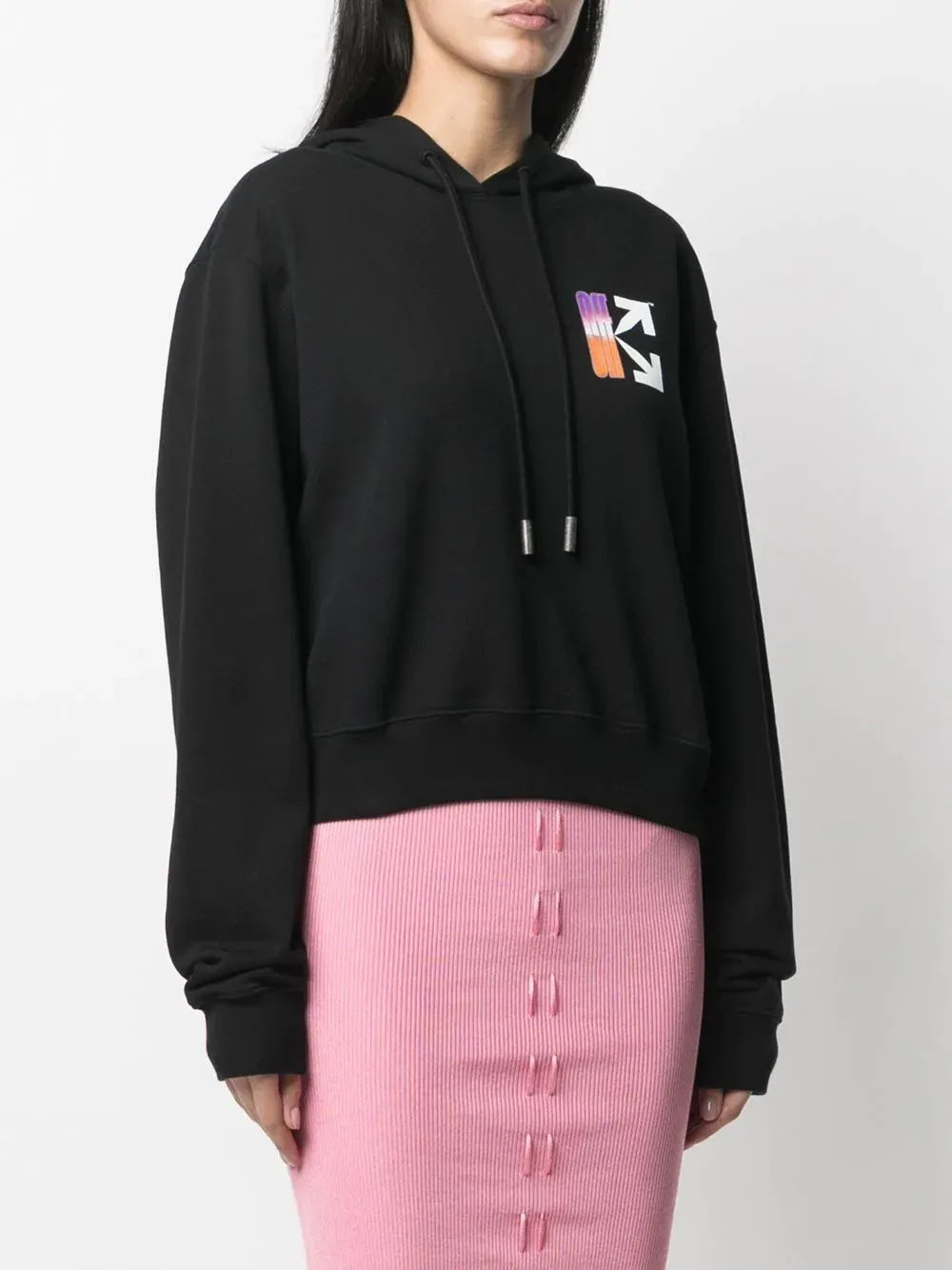 Cropped Arrows Hoodie