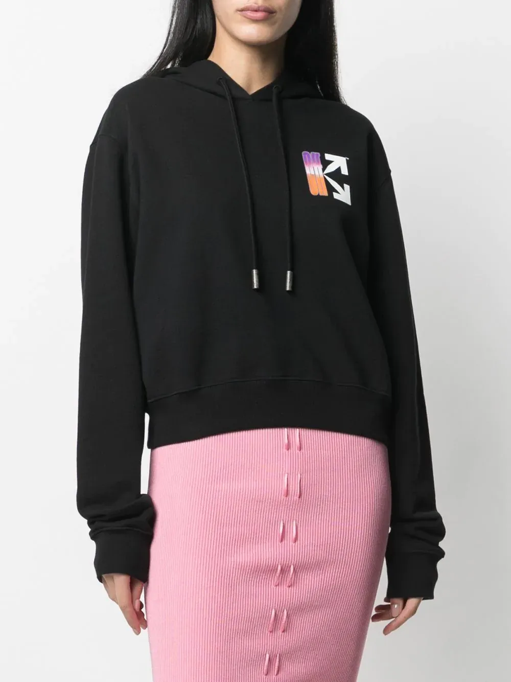 Cropped Arrows Hoodie