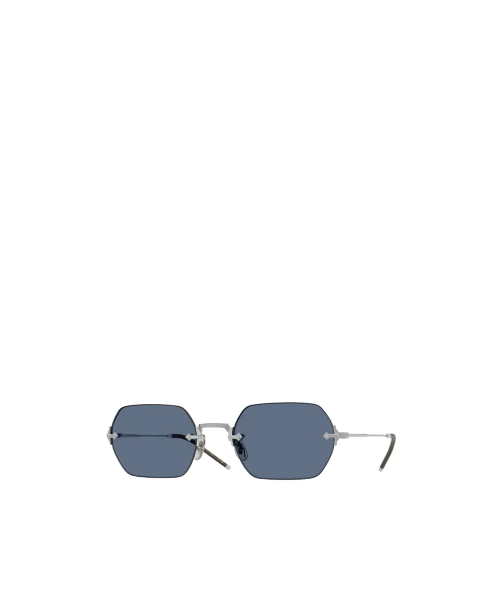 Hexagonal-Frame Sunglasses