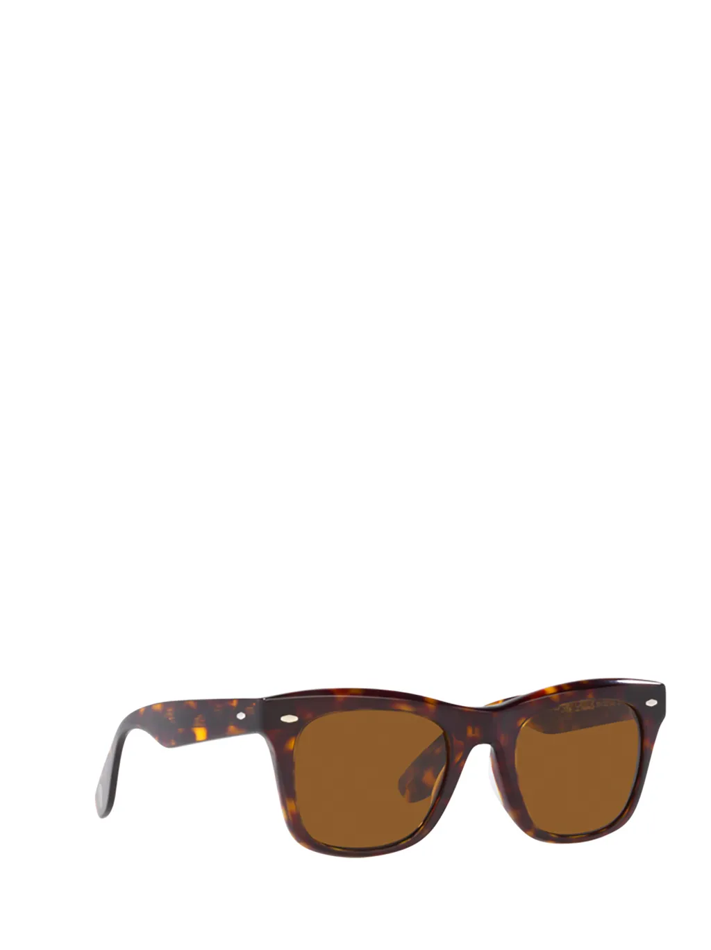 Tortoiseshell-Effect Square-Frame Sunglasses