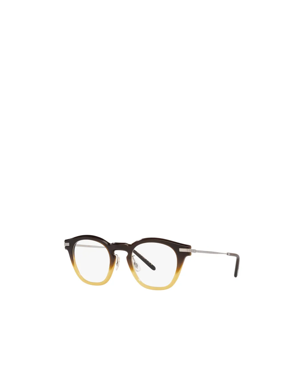 Gradient-Effect Round-Frame Glasses