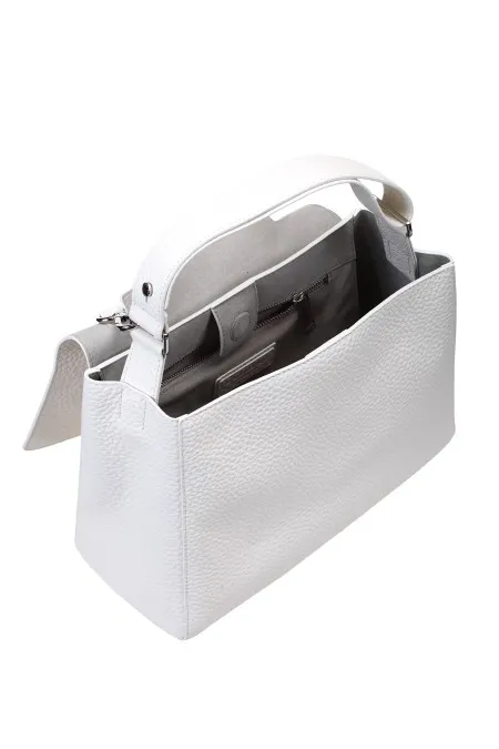 Sveva Logo Lettering Medium Shoulder Bag