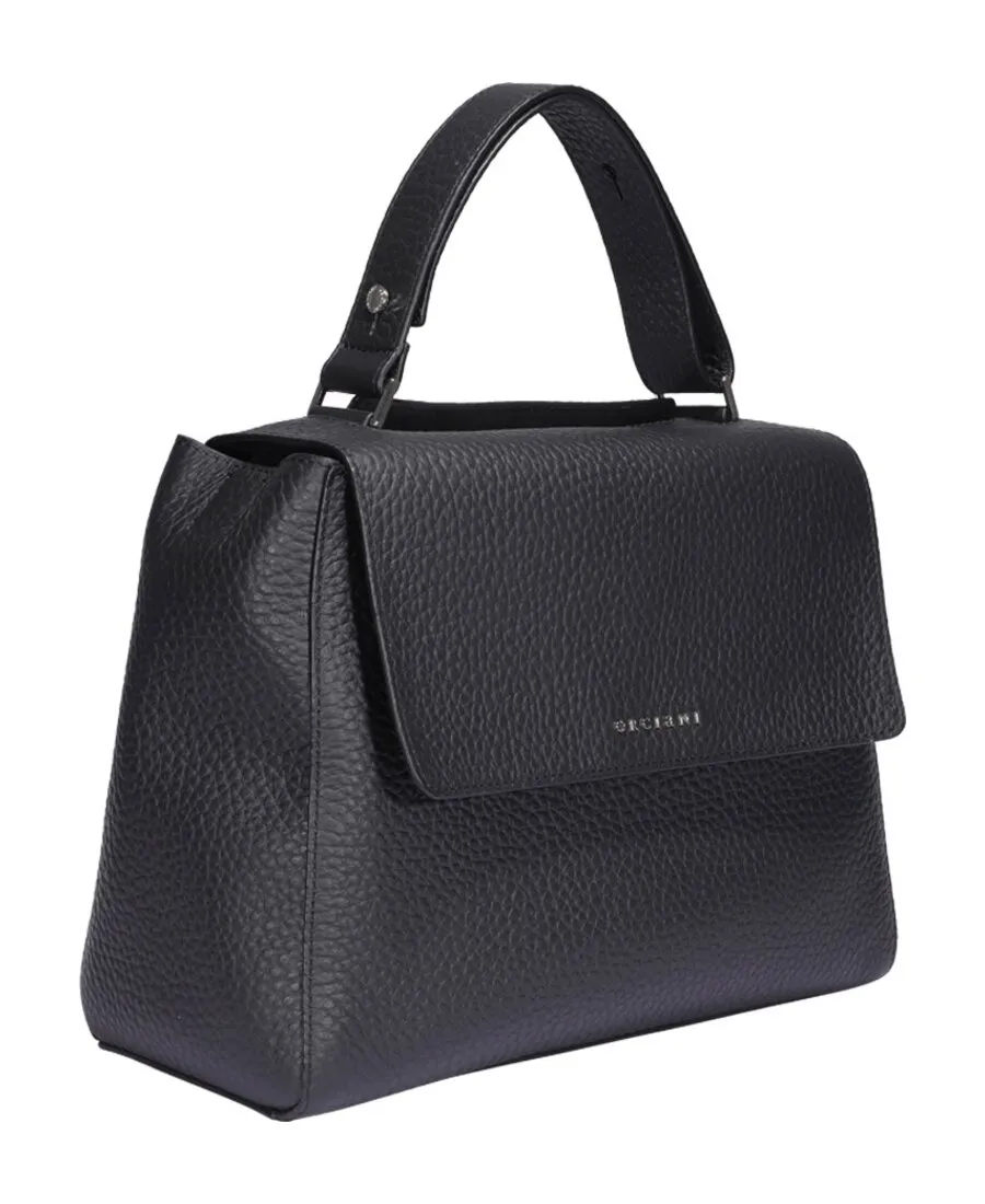 Sveva Logo Lettering Medium Shoulder Bag