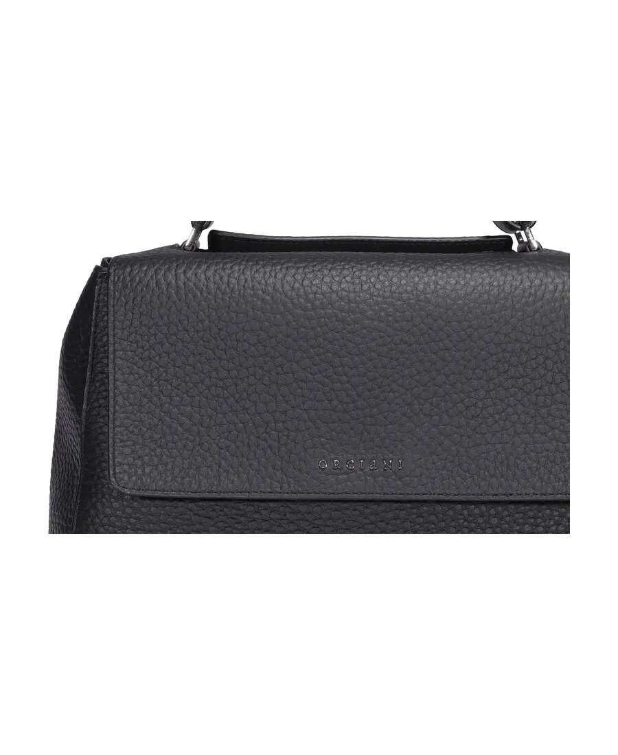 Sveva Logo Lettering Medium Shoulder Bag