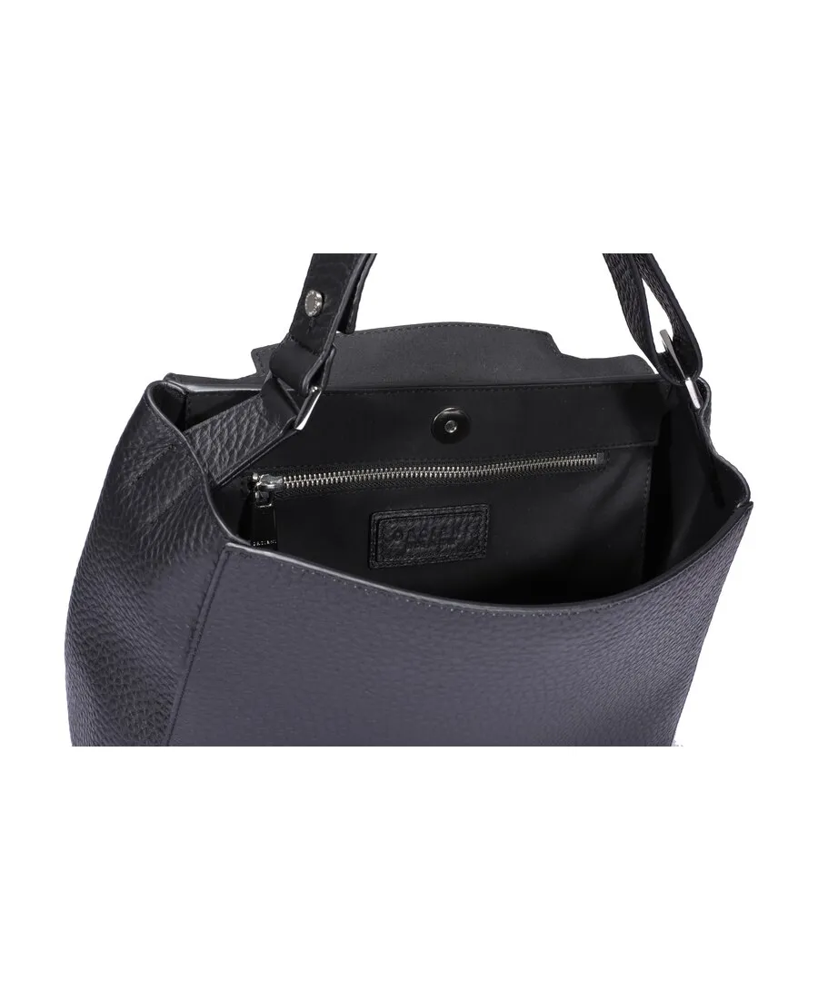 Sveva Logo Lettering Medium Shoulder Bag