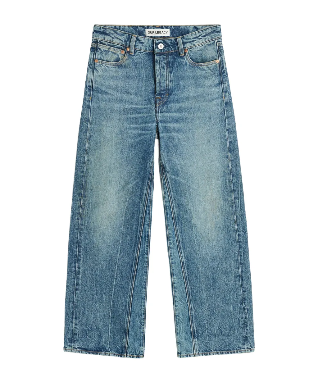 Treble Cut Wide Leg Jeans
