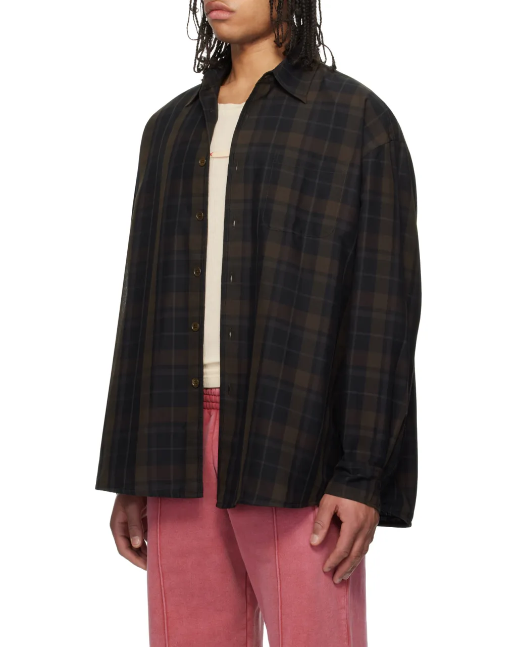 Borrowed Button-Up Shirt
