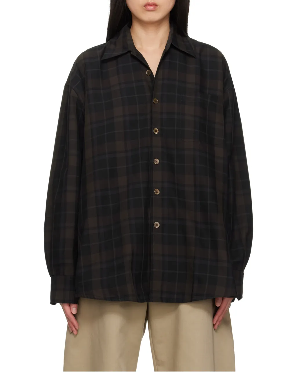 Borrowed Button-Up Shirt