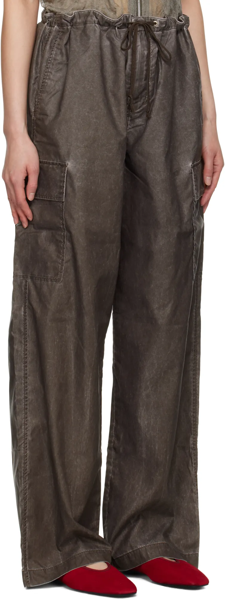 Way Coated Cargo Pants