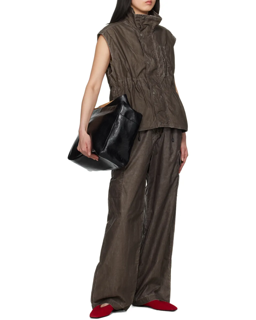 Way Coated Cargo Pants