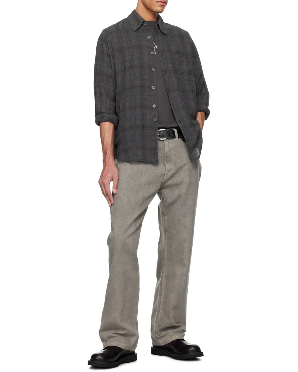 Above Button-Up Shirt