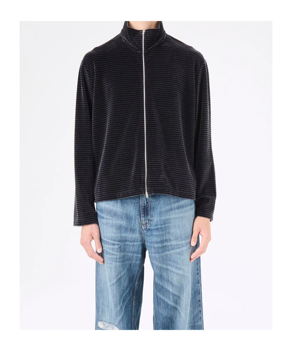 Shrunken Full Zip Polo Jacket