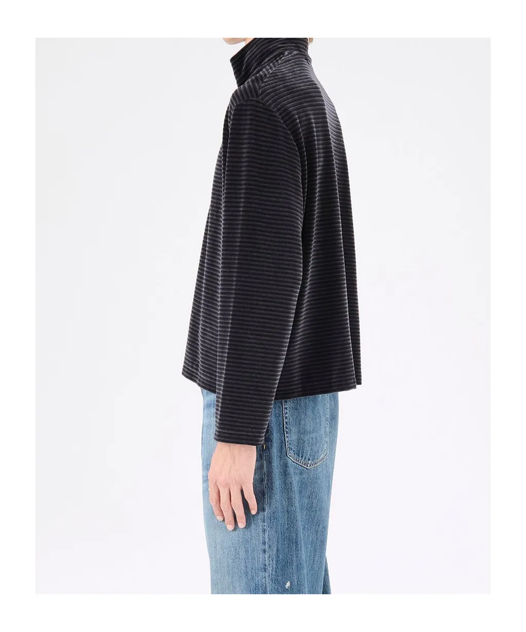 Shrunken Full Zip Polo Jacket