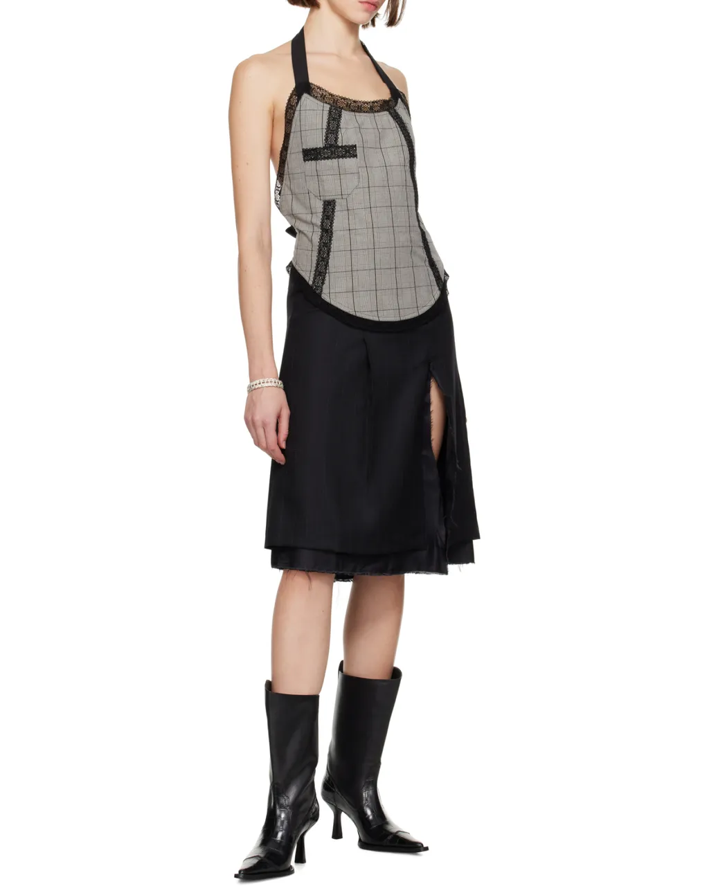 Pinafore Halter Top