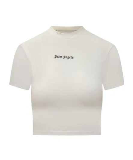 Logo-Embroidered Cropped T-Shirt