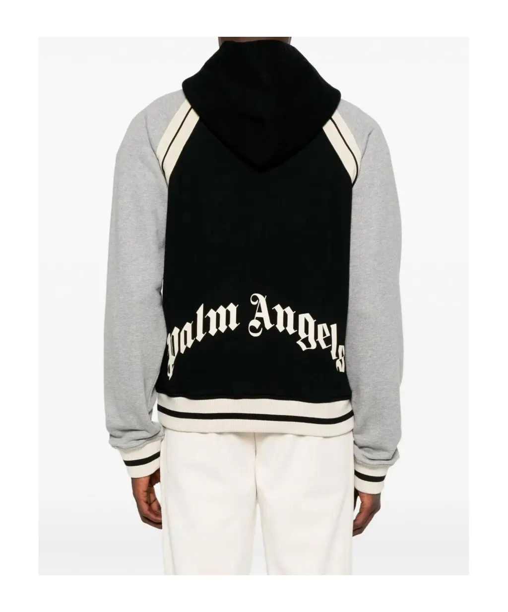 Curved Logo Bomber Jacket