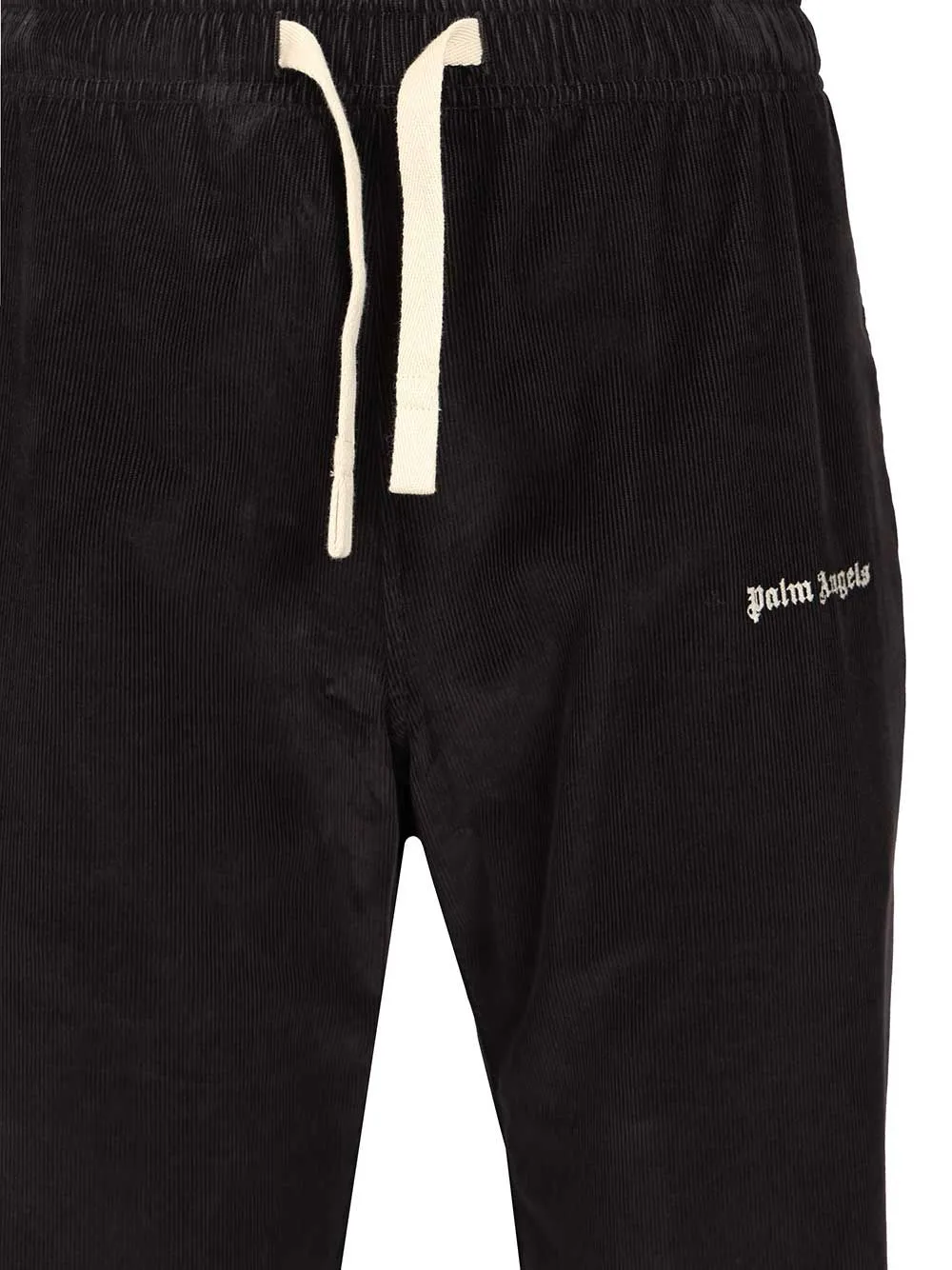 Logo Embroidered Drawstring Pants