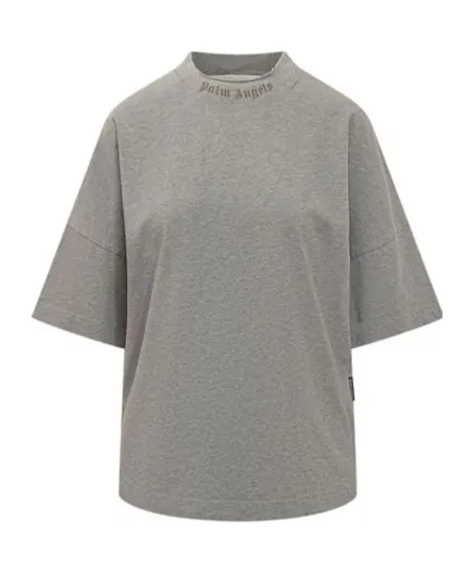Collar-Detail Short-Sleeves T-Shirt
