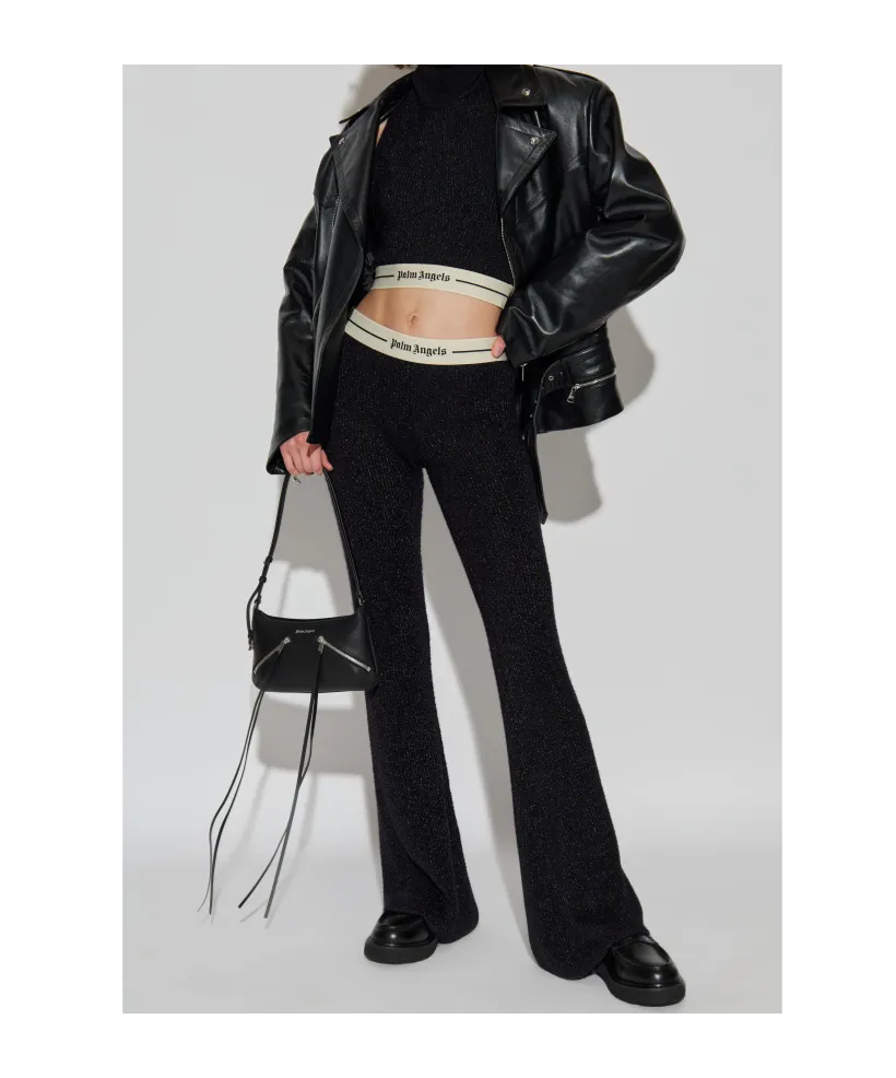 Halterneck Ribbed Top