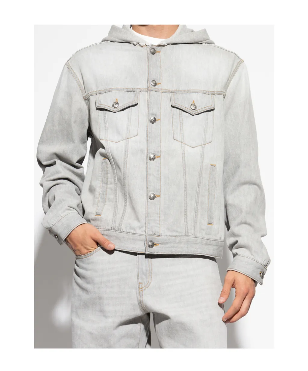 Hooded Denim Jacket