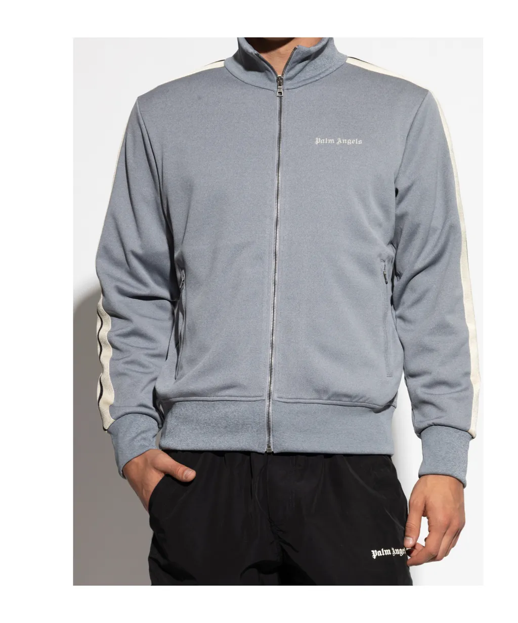 Stripe-Detail Track Jacket